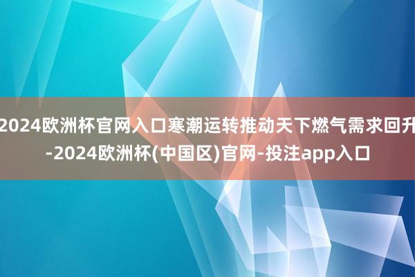 2024欧洲杯官网入口寒潮运转推动天下燃气需求回升-2024欧洲杯(中国区)官网-投注app入口